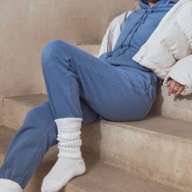 Sky Azure Fleece Back Jogging Trouser - Image 13