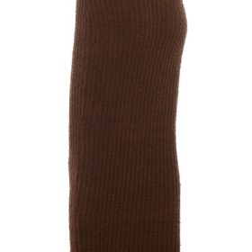 Sloane Chocolate Soft Cotton Boucle Maxi Skirt - Image 3