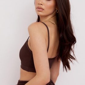 Evie Brown Bandage Bralette