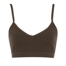 Evie Brown Bandage Bralette - Image 2