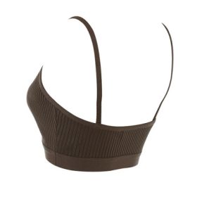 Evie Brown Bandage Bralette - Image 3