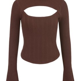 Georgina Cocoa Knitted Corset - Image 2