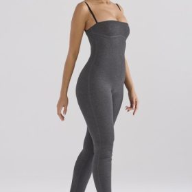Luisa Charcoal Loungewear Jumpsuit - Image 11
