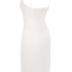 Anja Ivory Satin Corset Dress - Image 3