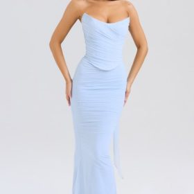 Hallie Bluebell Strapless Corset With Neck Scarf - Image 7