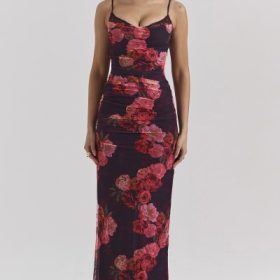 Nalini Romantic Floral Maxi Dress - Image 6