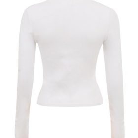 Riva White Summer Knit Cardigan - Image 4