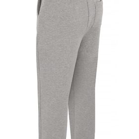 Sky Light Grey Fleece Back Jogging Trousers - Image 3