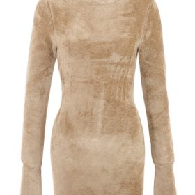 Taya Fawn Chenille Mini Dress - Image 2