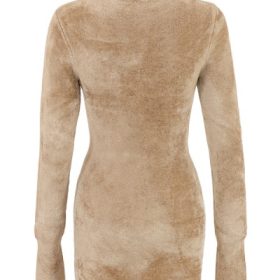 Taya Fawn Chenille Mini Dress - Image 4