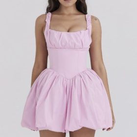 Le Puff Cotton Candy Cotton Tulle Mini Dress - Image 5