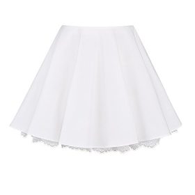 Nahla White Bow Mini Skirt - Image 2