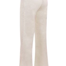 Marli Ivory Wide Leg Flared Jeans - Image 3