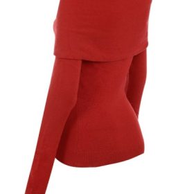 Amaryllis Holly Red Cashmere Blend Sweater - Image 3