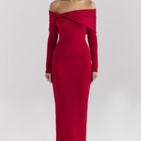 Amaryllis Holly Red Cashmere Blend Sweater - Image 6