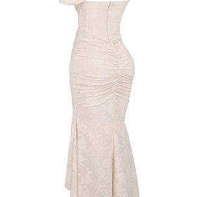 Cesca Vintage Cream Floral Maxi Dress - Image 3