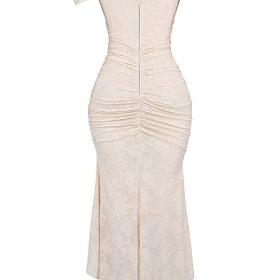 Cesca Vintage Cream Floral Maxi Dress - Image 4