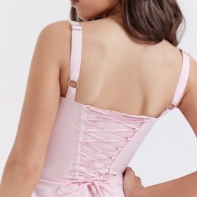 Carlotta Baby Pink Corset Mini Dress