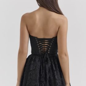 Duchess Black Lace Corset, Skirt and Bolero