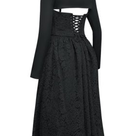 Duchess Black Lace Corset, Skirt and Bolero - Image 3