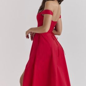 Saira Scarlet Midi Sundress - Image 12