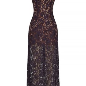 Malia Night Shade Lace Maxi Dress - Image 4