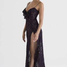 Malia Night Shade Lace Maxi Dress - Image 10