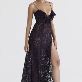 Malia Night Shade Lace Maxi Dress - Image 11