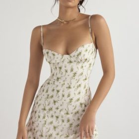 Christiana Garden Print Mini Dress - Image 9
