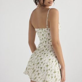 Christiana Garden Print Mini Dress - Image 13
