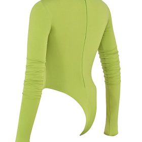 Estrelle Lime Green Cutout Bodysuit - Image 3