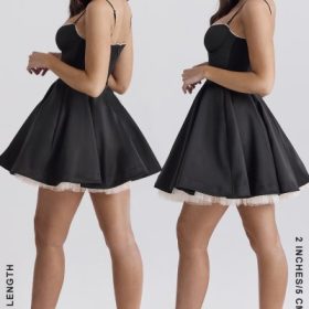 Minimoiselle Black Tulle Mini Dress