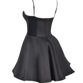 Minimoiselle Black Tulle Mini Dress - Image 3
