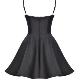 Minimoiselle Black Tulle Mini Dress - Image 4