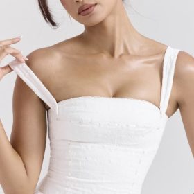 Vivien White Broderie Anglais Midi Sundress - Image 7