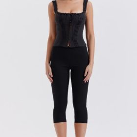 Halima Black Capri Trousers - Image 6