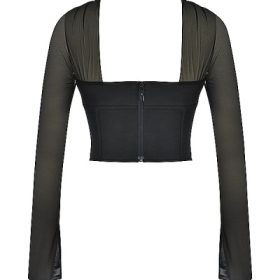 Mina Black Structured Corset - Image 4