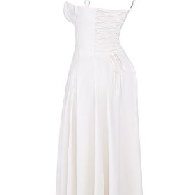 Carmen White Bustier Sundress - Image 3