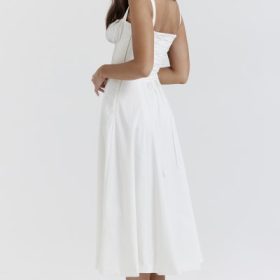 Carmen White Bustier Sundress - Image 12