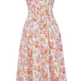 Saira Ivory Floral Midi Sundress - Image 2