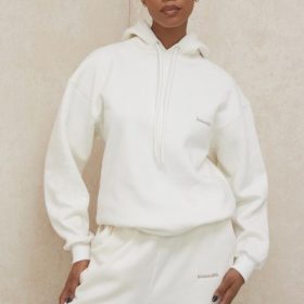 Halo Off White Oversized Hoodie - Image 5