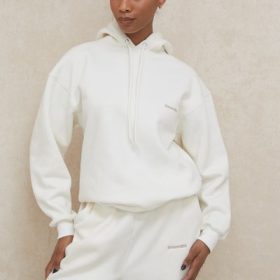 Halo Off White Oversized Hoodie - Image 6