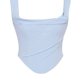 Una Soft Blue Corset - Image 2