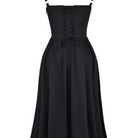 Tatiana Black Midi Sundress - Image 4