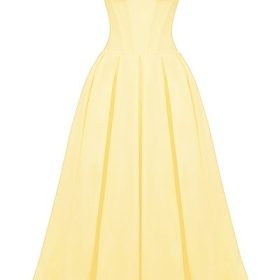Lady Sunshine Strapless Tulle Midi Dress - Image 2