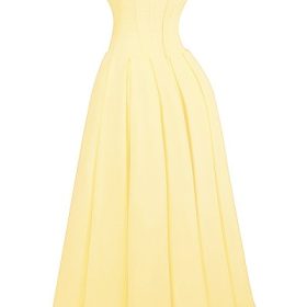 Lady Sunshine Strapless Tulle Midi Dress - Image 3