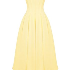 Lady Sunshine Strapless Tulle Midi Dress - Image 4