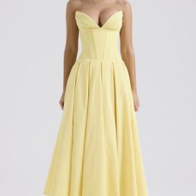 Lady Sunshine Strapless Tulle Midi Dress - Image 5