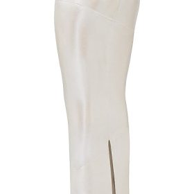 Colette Shimmer Champagne Midi Skirt - Image 3