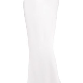 Sydel White Satin Bias Cut Maxi Skirt - Image 3